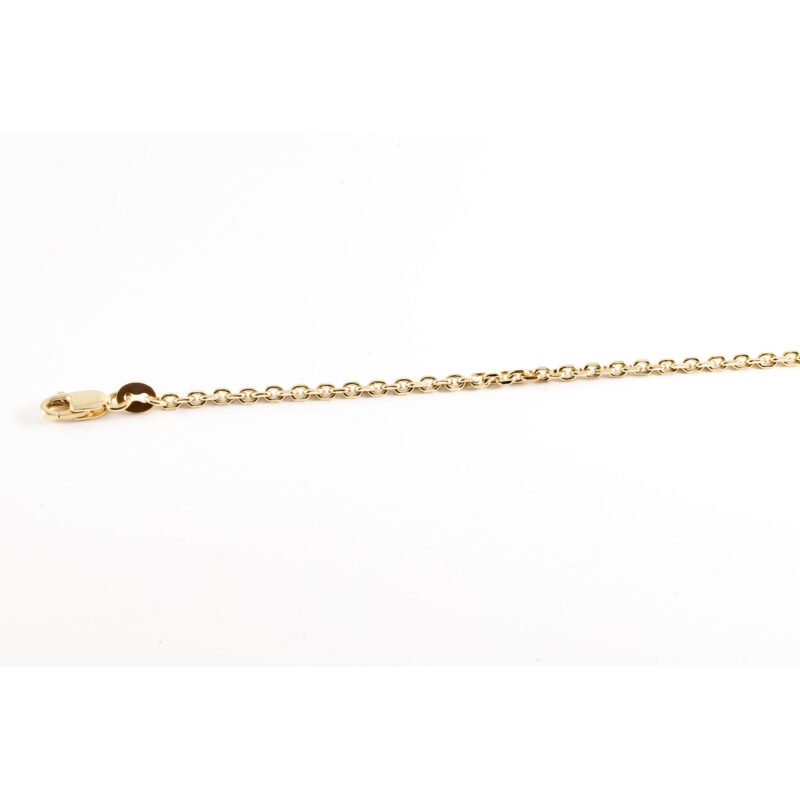 Gold Square Rolo chain