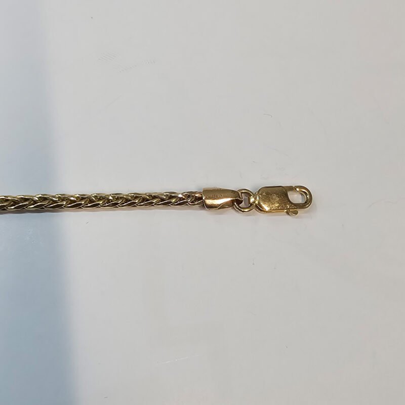 Gold Round Wheat chain - Image 2